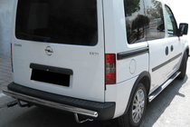 Opel Combo 2002–2012 Zadnji zaščitni lok AK002 (nerjavno jeklo) fotografija 1