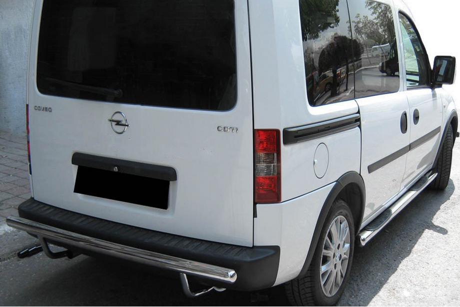 Opel Combo 2002–2012 Zadnji zaščitni lok AK002 (nerjavno jeklo) Image