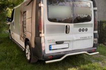 Renault Trafic 2001–2015 Zadnji zaščitni lok AK006 (nerjaveče jeklo) fotografija 4