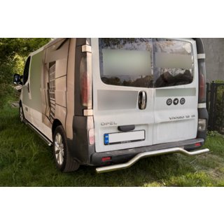Zadnji zaščitni lok AK006 (nerjaveče jeklo) Opel Vivaro 2001–2015 fotografija 3