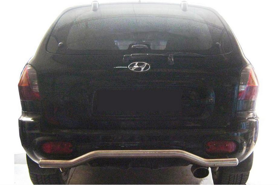 Hyundai Santa Fe 1 2000–2006 Zadnji zaščitni lok AK004 (nerj.) Image