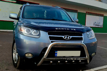 Hyundai Santa Fe 2 2006–2012 Sprednji zaščitni lok WT004 (inox) fotografija 1