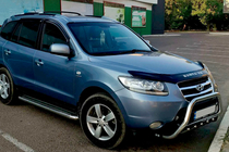 Hyundai Santa Fe 2 2006–2012 Sprednji zaščitni lok WT004 (inox) fotografija 2