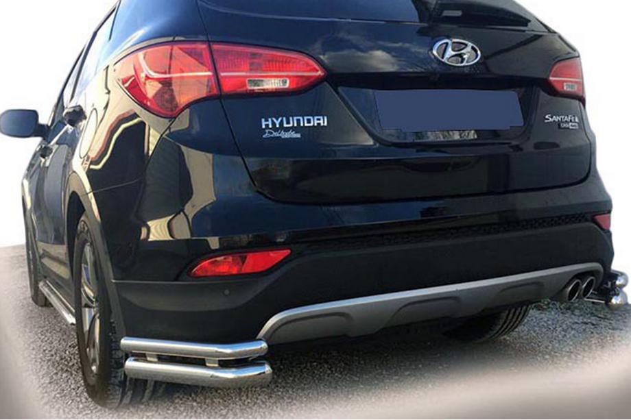 Hyundai Santa Fe 3 2012–2018 Zadnji kotni loki AK-003-Dvojni (nerjavno jeklo) Image