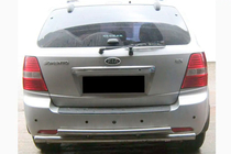 Kia Sorento I BL 2002–2009 Zadnji zaščitni lok AK002-Dvojni (nerjaveče jeklo) fotografija 2