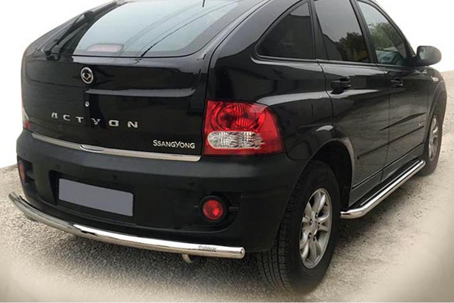 SsangYong Action 2005–2018 Zadnji zaščitni lok AK002 (nerjaveče jeklo) Image