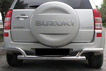 Suzuki Grand Vitara 2005–2017 Zadnji zaščitni lok AK005-2 (nerjavno jeklo) fotografija 1