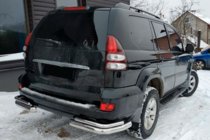 Toyota Land Cruiser Prado 120 2002–2009 Zadnji dvojni kotni zaščitni loki AK003-2 (2 kos, nerjaveče jeklo) fotografija 1