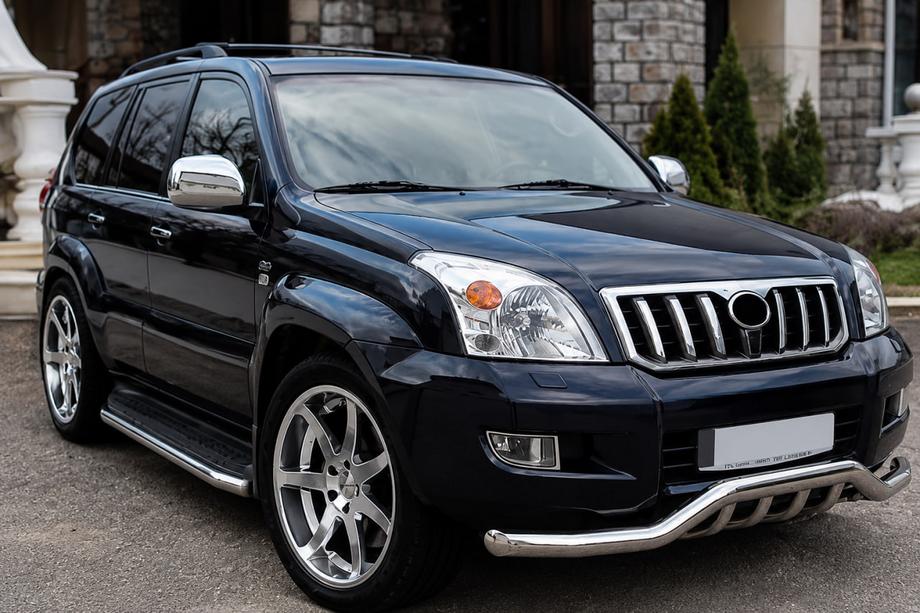 Toyota Land Cruiser Prado 120 2002–2009 Sprednji zaščitni lok ST011 (nerjaveče jeklo) Image