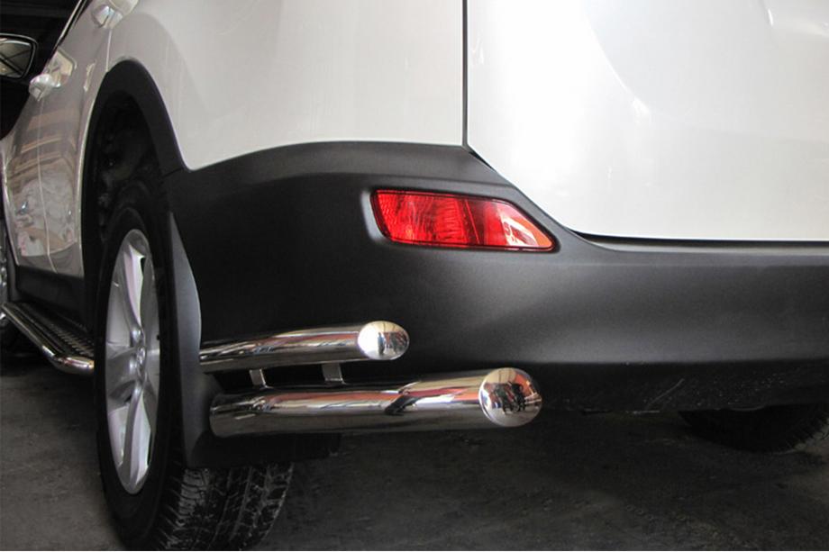 Toyota Rav 4 2013–2018 Zadnji kotni ščitniki AK003 (dvojni, nerjaveče jeklo) Image
