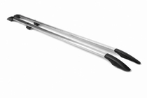 Univerzalni strešni relingi, krom (2 kosa, aluminij) 130 cm fotografija 7