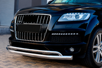 Audi Q7 2005–2015 Sprednji zaščitni lok ST017 (nerjavno jeklo) fotografija 1