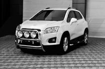 Chevrolet Trax 2012–2023 Sprednji zaščitni lok WT018 (nerjaveče jeklo) fotografija 2