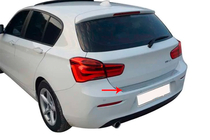 BMW serija 1 F20/F21 2011–2019 OmsaLine zaščitna letev zadnjega odbijača (za F20, nerjaveče jeklo) fotografija 3