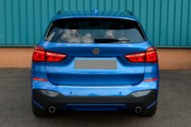 BMW X1 F48 2015–2022 Zaščitna letev za zadnji odbijač OmsaLine (nerjaveče jeklo) fotografija 2