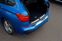 BMW X1 F48 2015–2022 Zaščitna letev za zadnji odbijač OmsaLine (nerjaveče jeklo) fotografija 4
