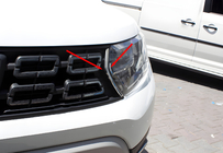 Dacia Duster 2018–2024 Okrasne obloge za masko (2 kosa, nerjavno jeklo) fotografija 1