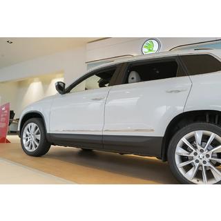 Letvica vrat (nerjavno jeklo) Skoda Karoq 2018– fotografija 1