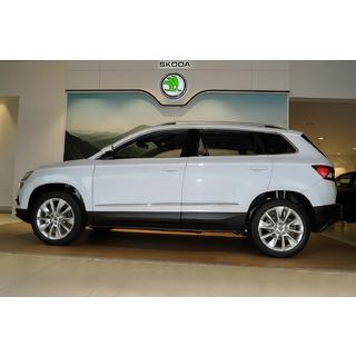 Letvica vrat (nerjavno jeklo) Skoda Karoq 2018– fotografija 3