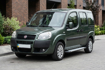 Fiat Doblo I 2005–2010 Stranske stopnice Allmond Grey (2 kosa, aluminij) fotografija 1