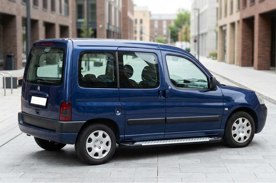 Citroen Berlingo 1996–2008 Stranske stopnice Allmond Grey (2 kosa, aluminij) Image