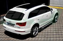 Audi Q7 2005–2015 Stranske stopnice Allmond Grey (2 kosa, aluminij) fotografija 4