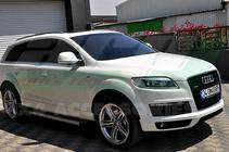 Audi Q7 2005–2015 Stranske stopnice Allmond Grey (2 kosa, aluminij) fotografija 5