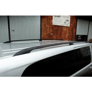 Črni strešni relingi CAN Originalni dizajn (kovinske noge) Mercedes Vito/V-razred W447 2014– fotografija 2