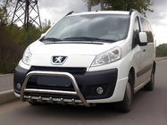 Fiat Scudo 2007–2015 Sprednji zaščitni lok WT003/4 (nerjavno jeklo) fotografija 1