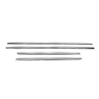 Kromirane letvice za vrata (4 kos., inox) fotografija 3