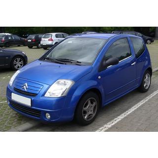 Zunanja okrasna obroba stekel (2 kosa, nerjaveče jeklo) Citroen C-2 2003–2009 fotografija 1