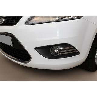 Kromirani okrasni pokrovi za meglenke (6-delni, nerjaveče jeklo) Ford Focus II 2008–2011 fotografija 1
