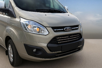 Ford Custom 2013–2022 Okrasne letvice za masko hladilnika 2013-2018 (5 kosov, nerjaveče jeklo) Carmos - turško nerjaveče jeklo fotografija 3