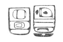 Hyundai H200, H1, Starex 1998–2007 Obloge armaturne plošče Aluminij fotografija 2