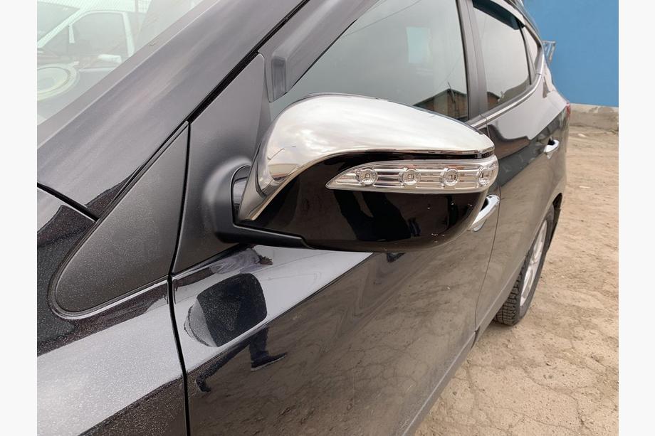 Hyundai IX-35 2010–2015 Kromirani pokrovi ogledal (2 kosa, nerjavno jeklo) Fotografija 4