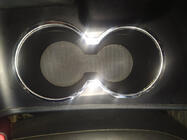Hyundai IX-35 2010–2015 Obročki za držalo za pijačo (nerjavno jeklo) fotografija 4