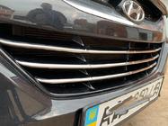 Hyundai IX-35 2010–2015 Letvice za masko hladilnika (3 kosi, nerjavno jeklo) fotografija 5
