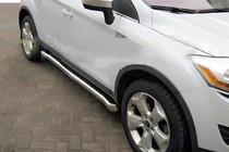 Ford Kuga 2008–2013 Bočne zaščitne cevi (2 kos, nerjavno jeklo) fotografija 1