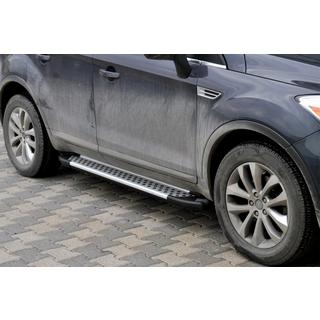 Stranske stopnice Allmond Grey (2 kosa, aluminij)