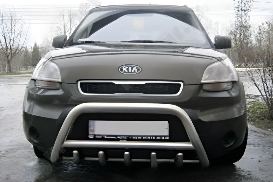Kia Soul I 2008–2013 Kenguru lok (nerjaveče jeklo) Fotografija 2