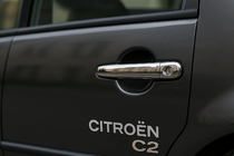 Citroen C-2 2003–2009 Kromirani pokrovi kljuk (2 kos, nerj. jeklo) Carmos - turško nerjaveče jeklo fotografija 4