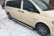 Mercedes Viano 2004–2014 Stranski pragovi Альянс (2 kosa, aluminij) fotografija 8