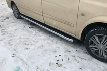 Mercedes Viano 2004–2014 Stranski pragovi Альянс (2 kosa, aluminij) fotografija 9