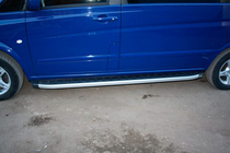 Mercedes Viano 2004–2014 Stranski pragovi Альянс (2 kosa, aluminij) fotografija 10