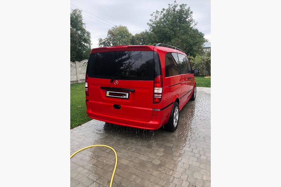 Mercedes Vito W639 2004–2014 Stranski pragovi Exclusive (2 kosa, za lakiranje) Ekstra dolga medosna razdalja Fotografija 2