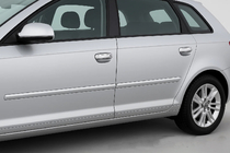 Audi A4 B7 2004–2008 Kromirane obloge kljuk vrat (4 kosi, nerjavno jeklo) fotografija 1