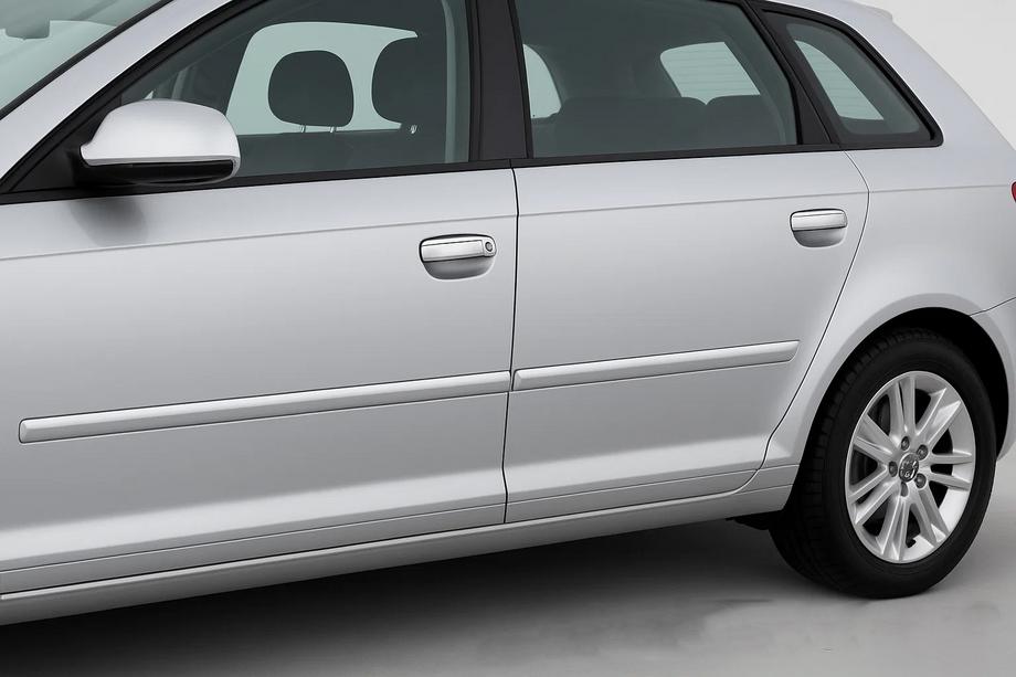 Audi A4 B7 2004–2008 Kromirane obloge kljuk vrat (4 kosi, nerjavno jeklo) Image