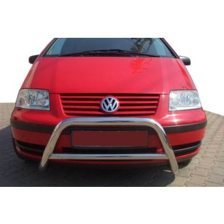 Sprednji zaščitni lok WT005 (nerjaveče jeklo) Ford Galaxy 1995–2006 fotografija 1