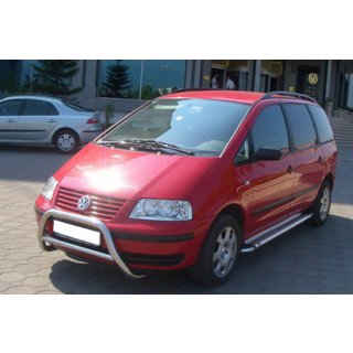 Sprednji zaščitni lok WT005 (nerjaveče jeklo) Ford Galaxy 1995–2006 fotografija 3
