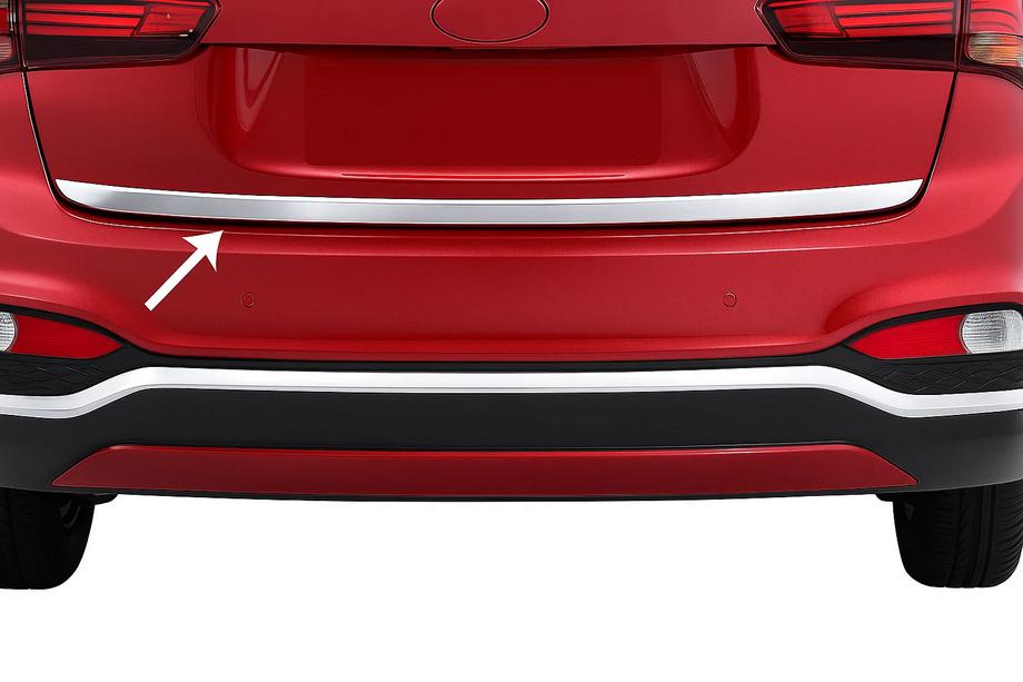 Hyundai I-20 2014–2020 Letvica roba prtljažnika 2018-2020 (nerjaveče jeklo) Image